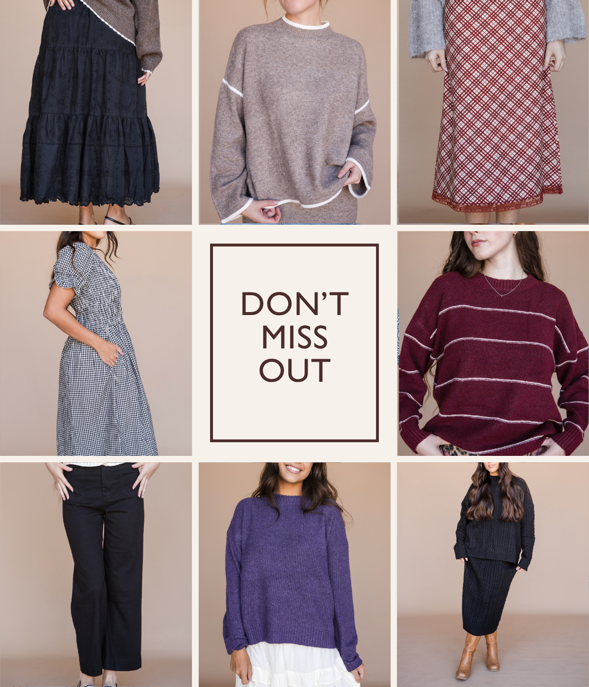 Don't miss out