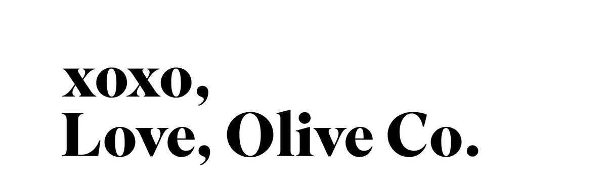 xoxo, love olive co